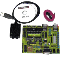 USB STK200 AVR Microcontroller AVR Board and AVR development kit