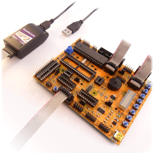 Kanda - USB STK200 AVR Kit with board, USB programmer and